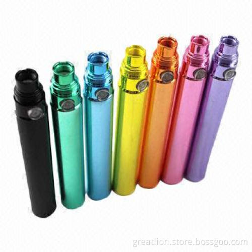Rainbow electronic cigarette battery, 650/900/1,100mAh